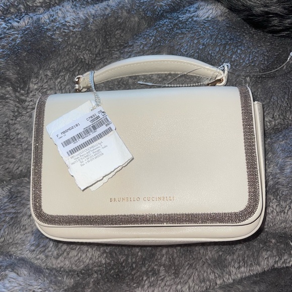 BRUNELLO CUCINELLI Monili Leather Top-Handle Bag - Picture 5 of 8